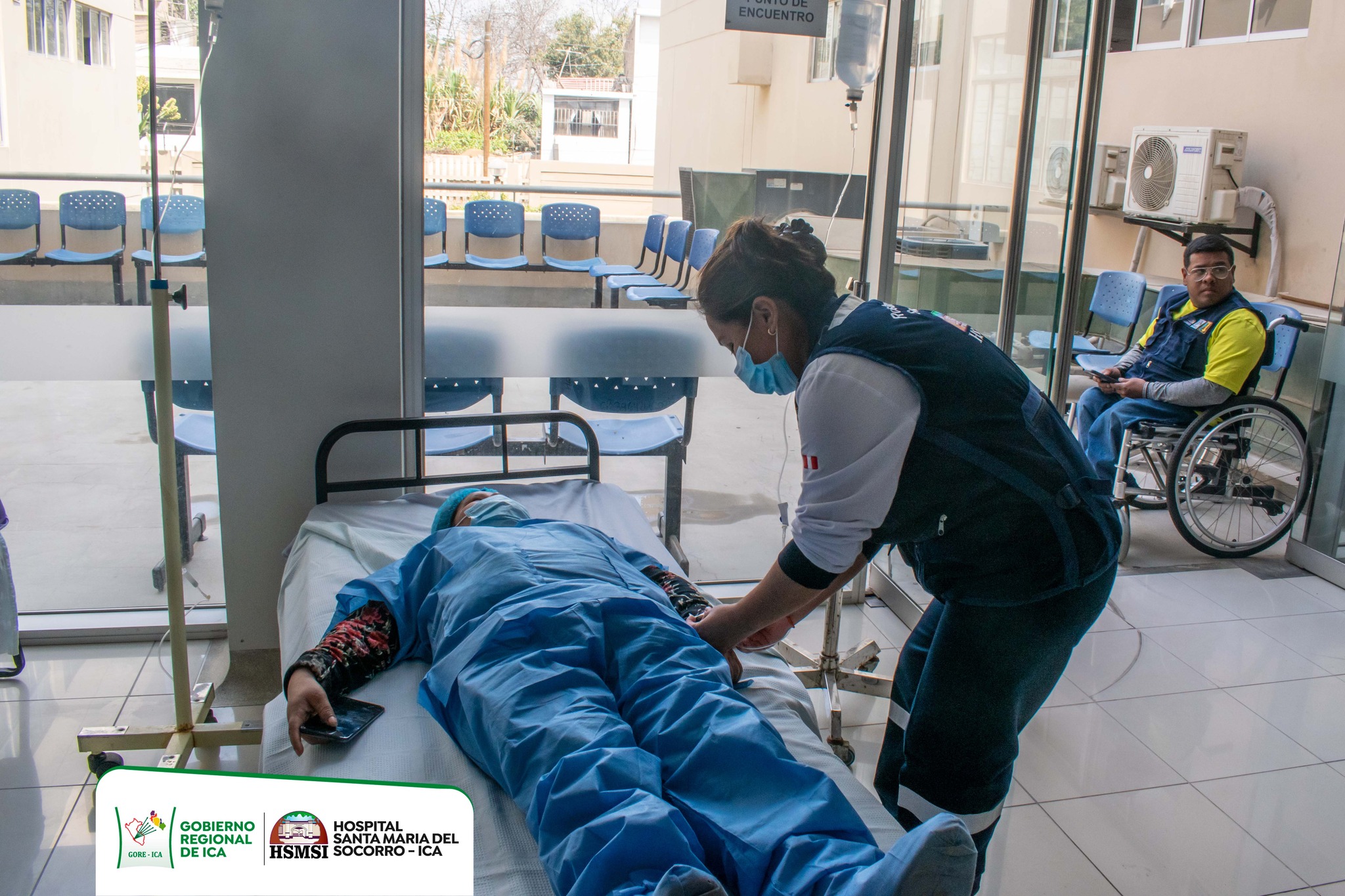 Simulacro nacional ante Lluvias Intensas e Inundaciones en el Hospital Socorro.