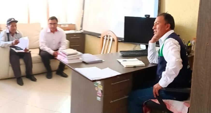 Encaminados en continuar con las titulaciones a favor de la ciudadanía, hoy mantuvimos una reunión para brindar apoyo y abordar el avance situacional de la transferencia de un terreno inscrito a nombre del Gobierno Regional que será transferido a la Municipalidad Provincial Mariscal Nieto.
