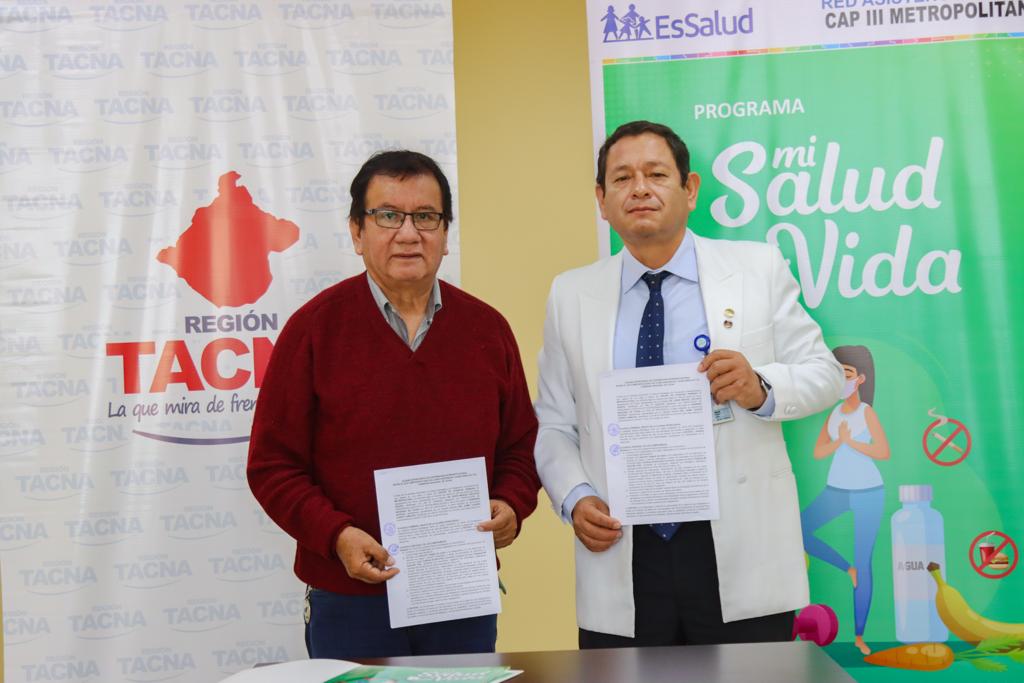 GRT y ESSALUD Tacna firman alianza estratégica