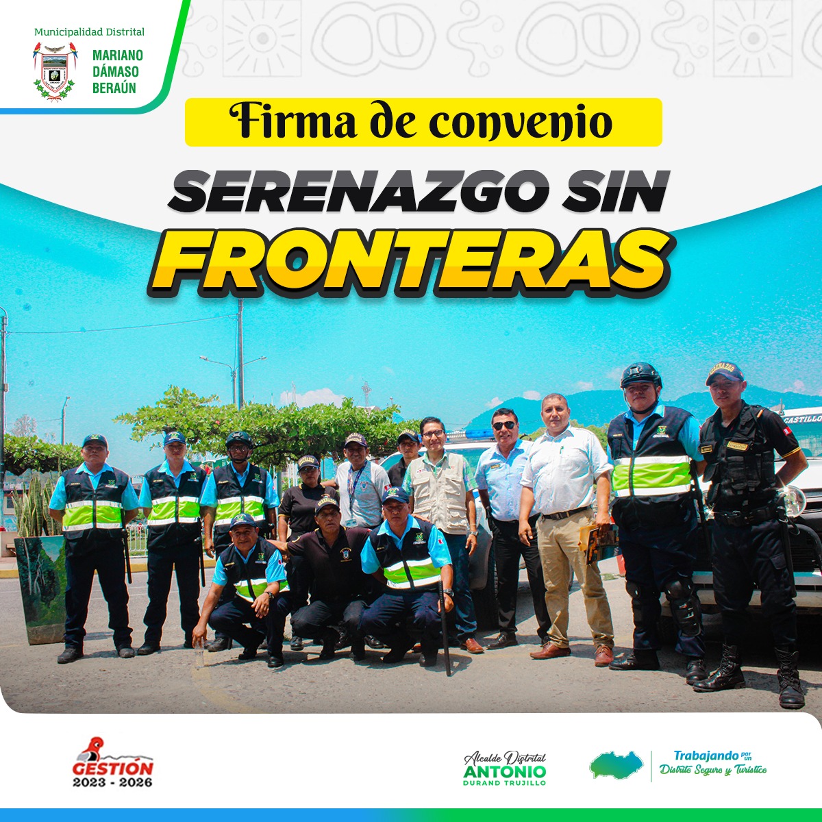 Con la Municipalidad Provincial y Municipalidades Distritales
