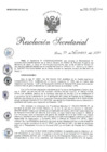 Vista preliminar de documento Resolución Secretarial  N°243-2023-MINSA