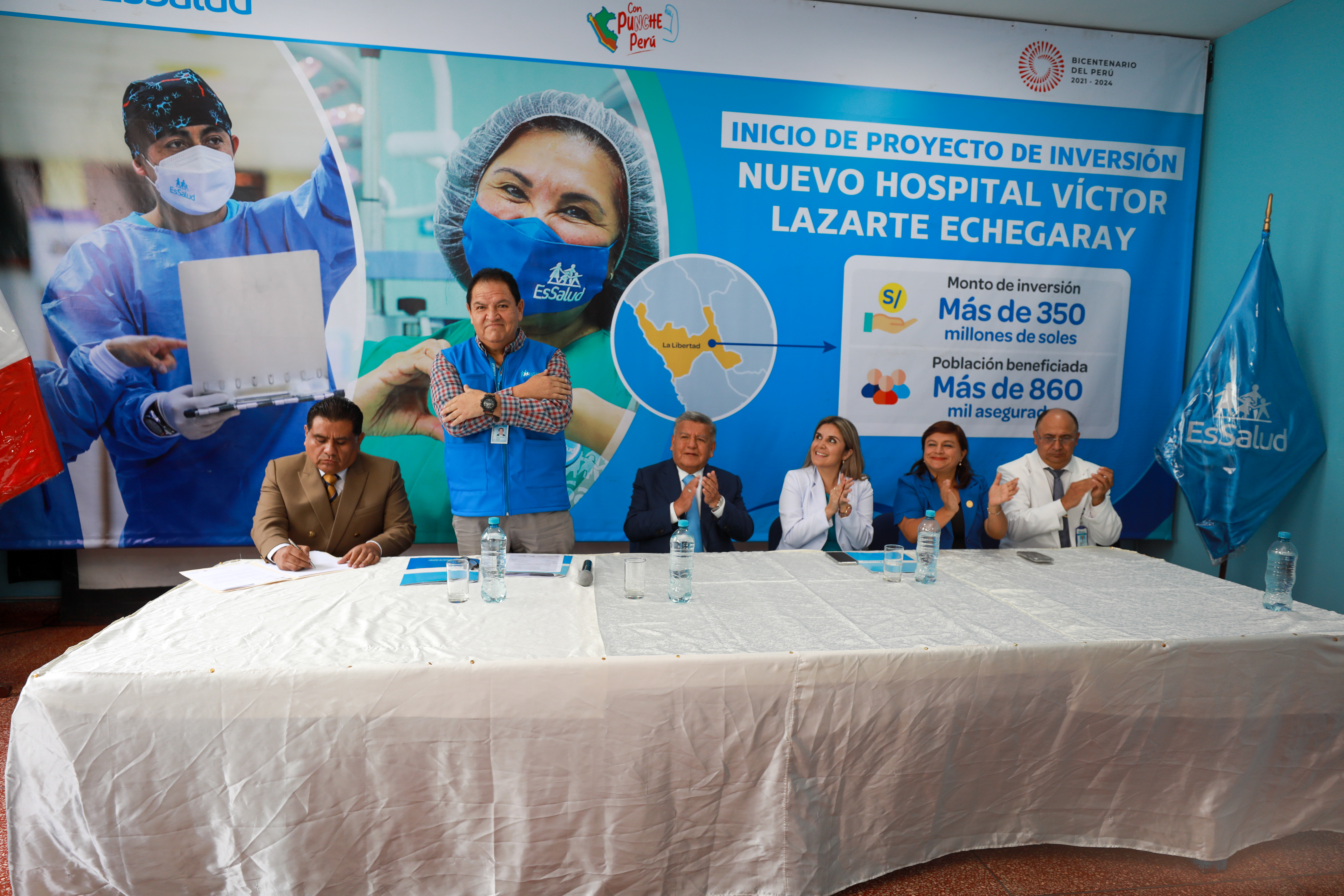 EsSalud presenta proyecto del nuevo hospital Víctor Lazarte Echegaray