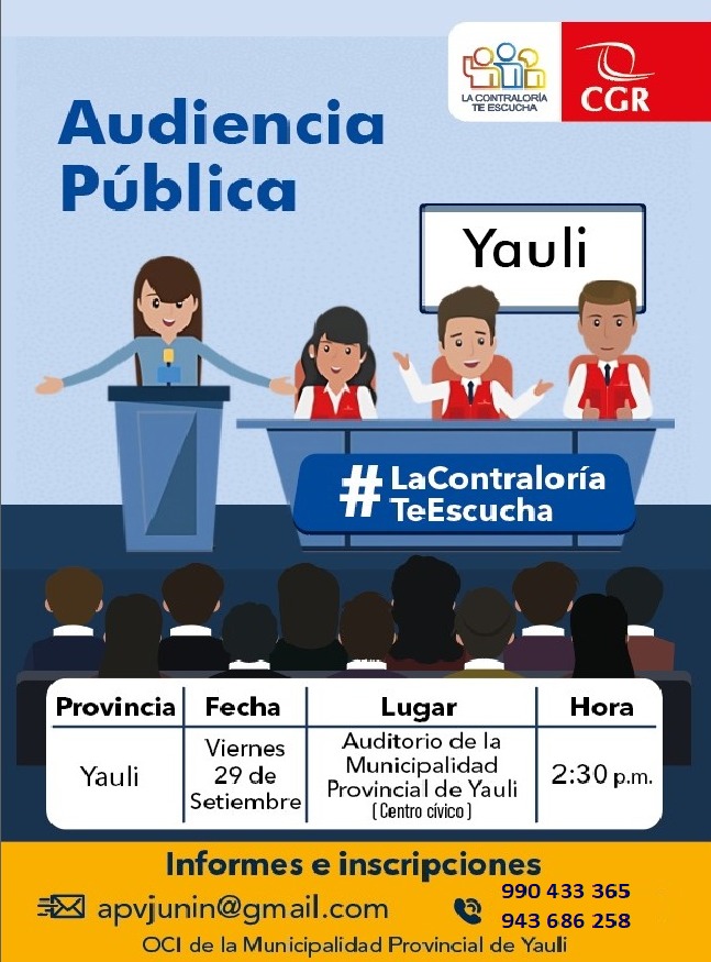 Audiencia pública Contraloria