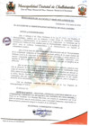 Vista preliminar de documento RESOLUCION DE ALCALDIA Nº 00105-2019-A-MDCH-SG
