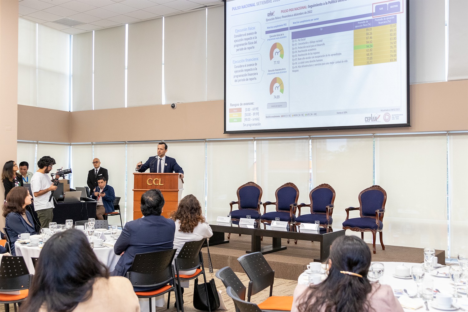 El Presidente del Ceplan participó del evento: “Un paso adelante: Empresas e inversión privada para el avance de los ODS”.