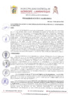 Vista preliminar de documento RESOLUCION DE ALCALDIA N°156