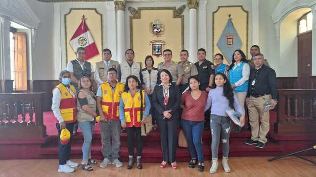 Miembros del COPROSEC Chiclayo exponen balance de actividades del tercer trimestre del año