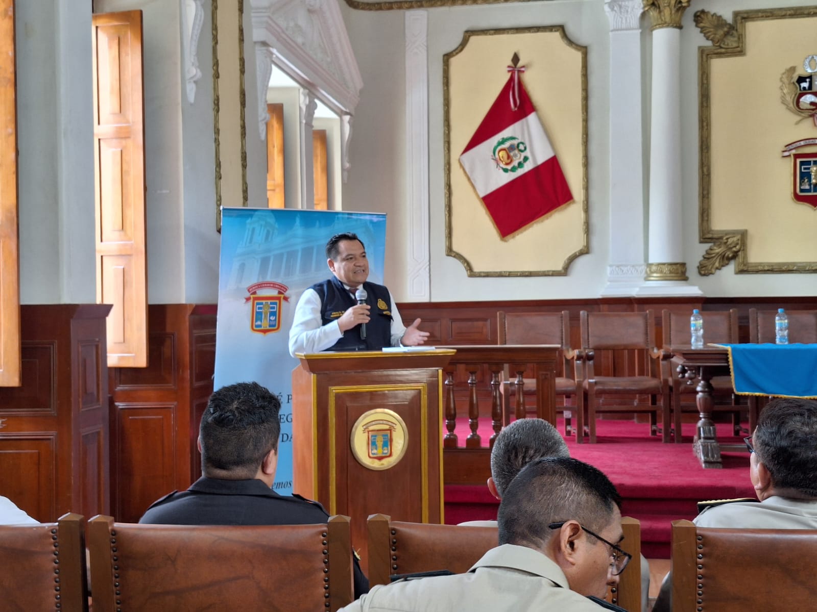 Miembros del COPROSEC Chiclayo exponen balance de actividades del tercer trimestre del año