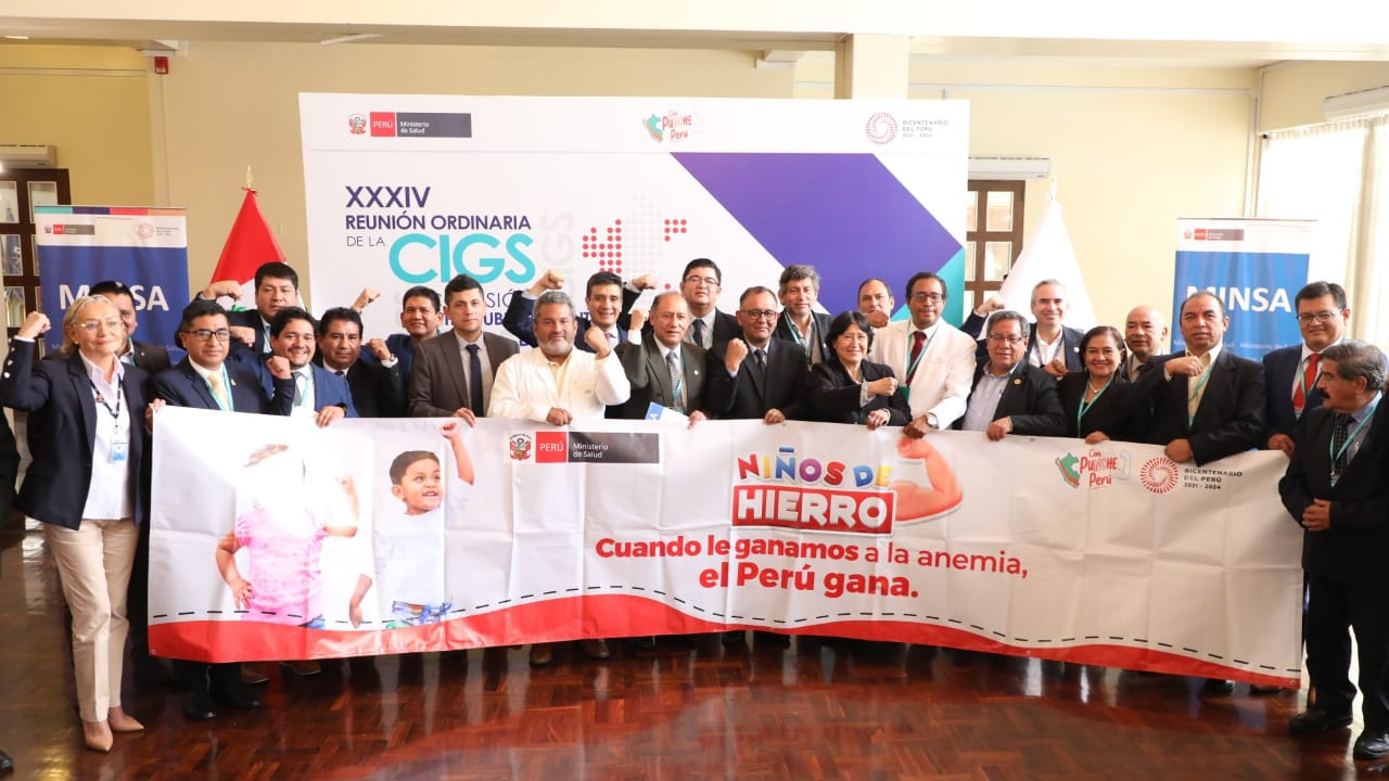CIGS 2023 Minsa y gobiernos regionales acuerdan reducir la anemia y mejorar ejecución presupuestal