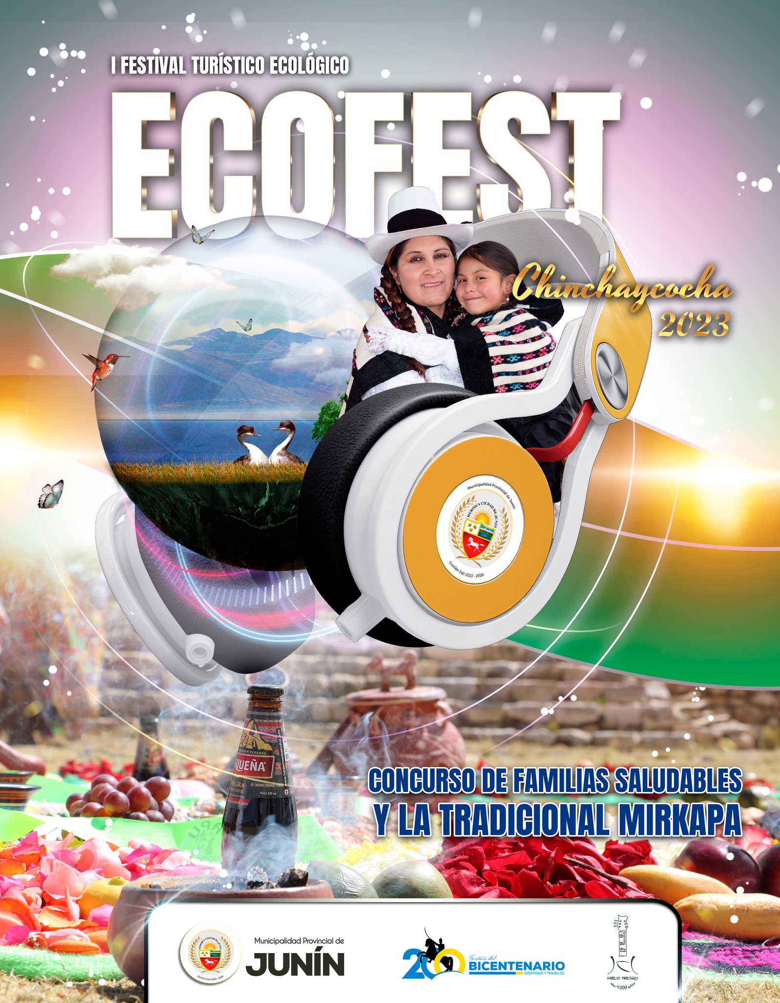 Cartel concurso familias saludables