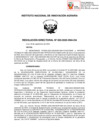 Vista preliminar de documento Resolución Directoral N° 0265-2023-INIA-OA