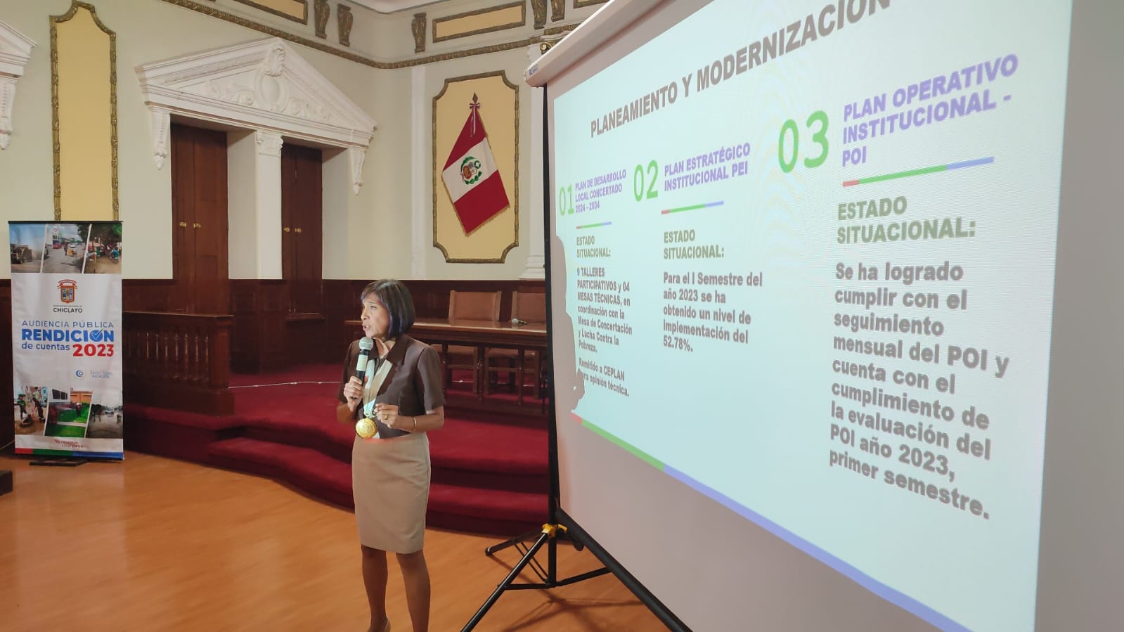 Avances y logros importantes resalta alcaldesa en rendición de cuentas