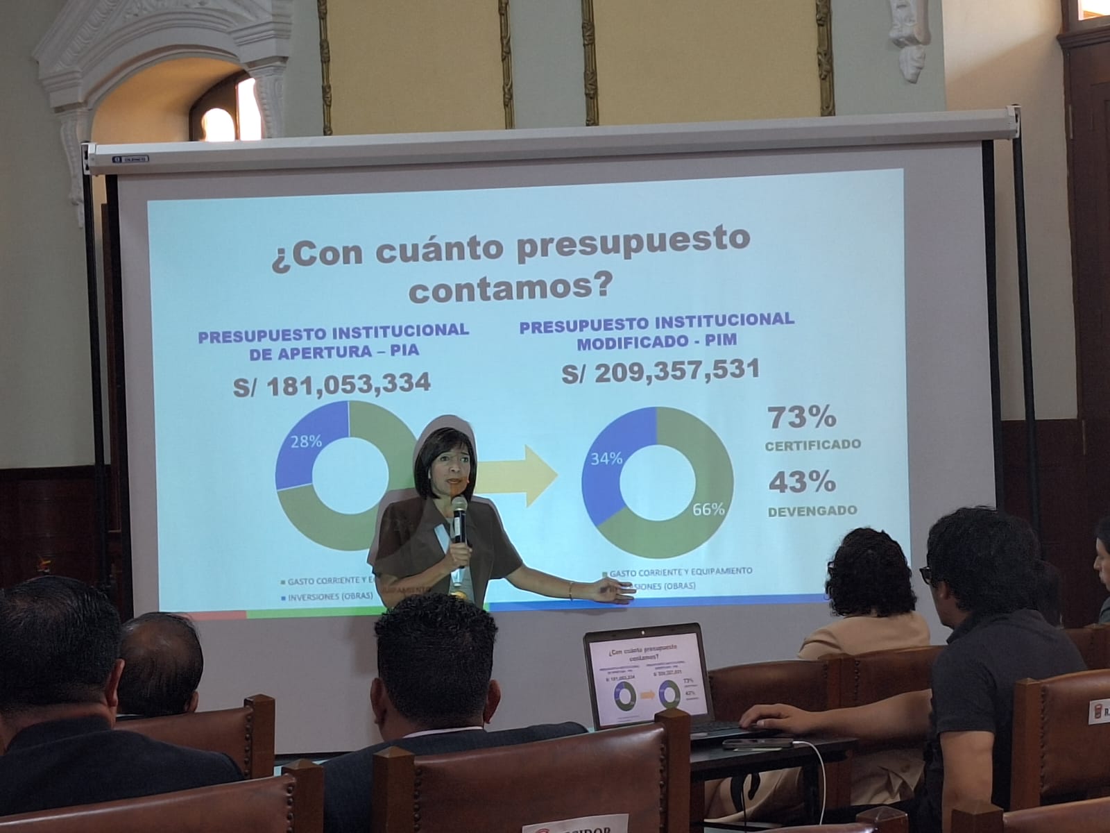 Avances y logros importantes resalta alcaldesa en rendición de cuentas