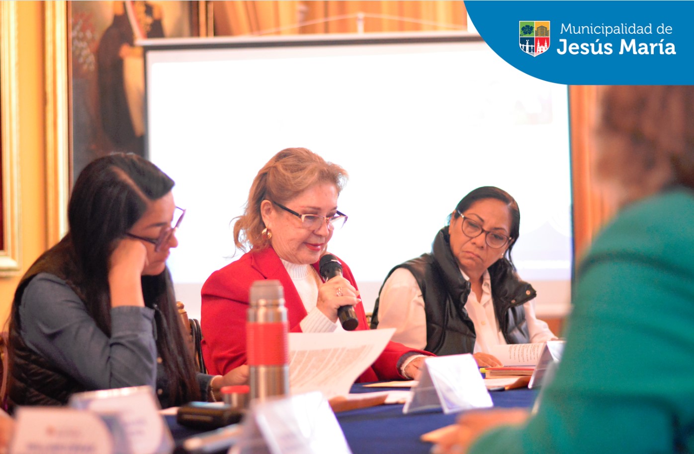 ✅ Se realizó la Sesión Ordinaria N°18 y la Extraordinaria N°4 del Consejo de Jesús María en el Salón Cáceres del Palacio Municipal.