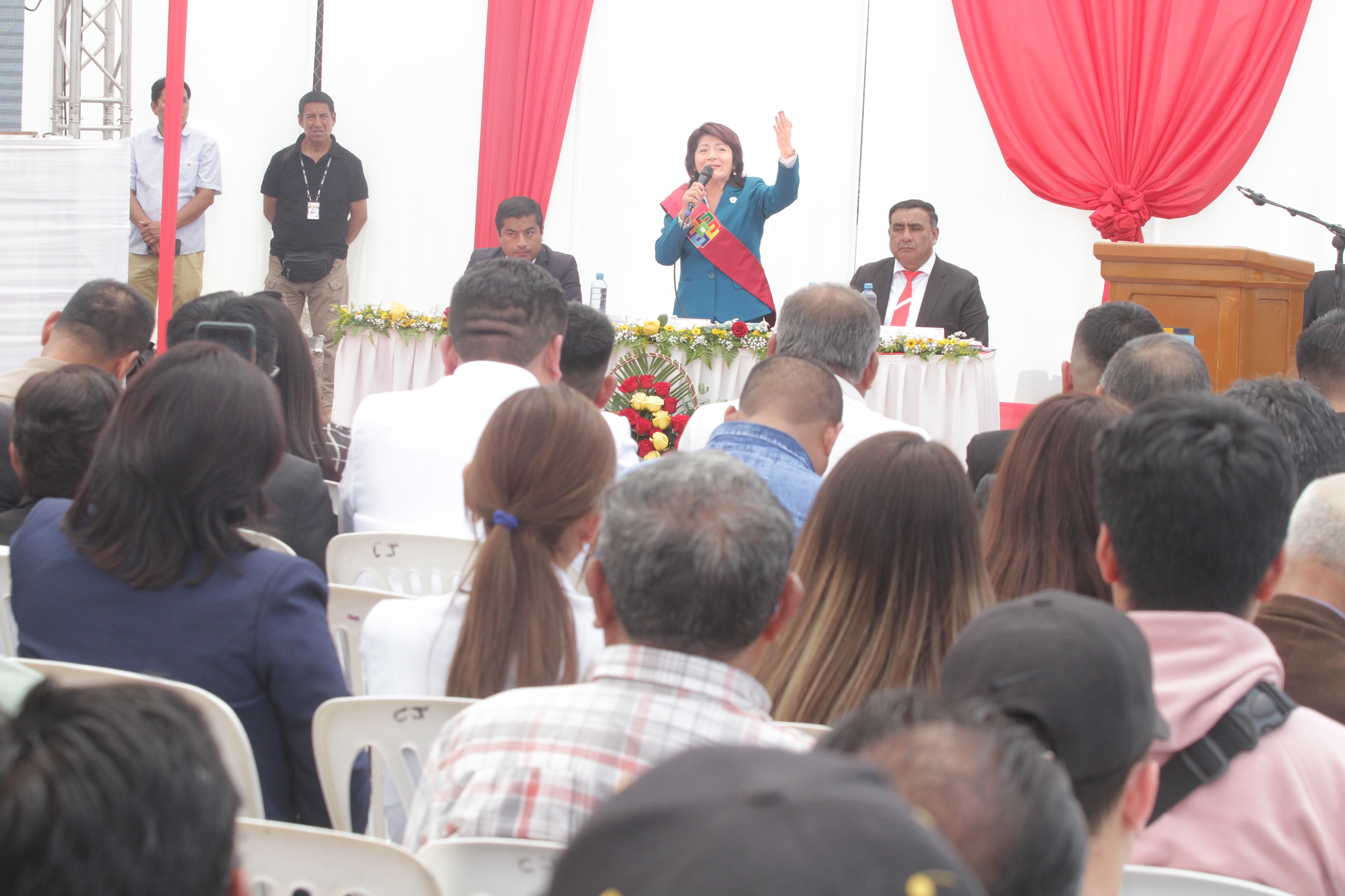 Rosa Vásquez rindió cuentas sobre el estado situacional, logros y avances en su primer año de gestión