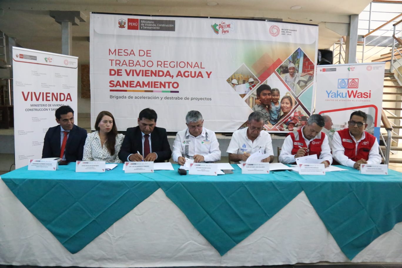 Ministerio de Vivienda firmó convenio para viabilizar proyecto de agua y saneamiento que beneficiará a 225 mil pobladores de Huánuco