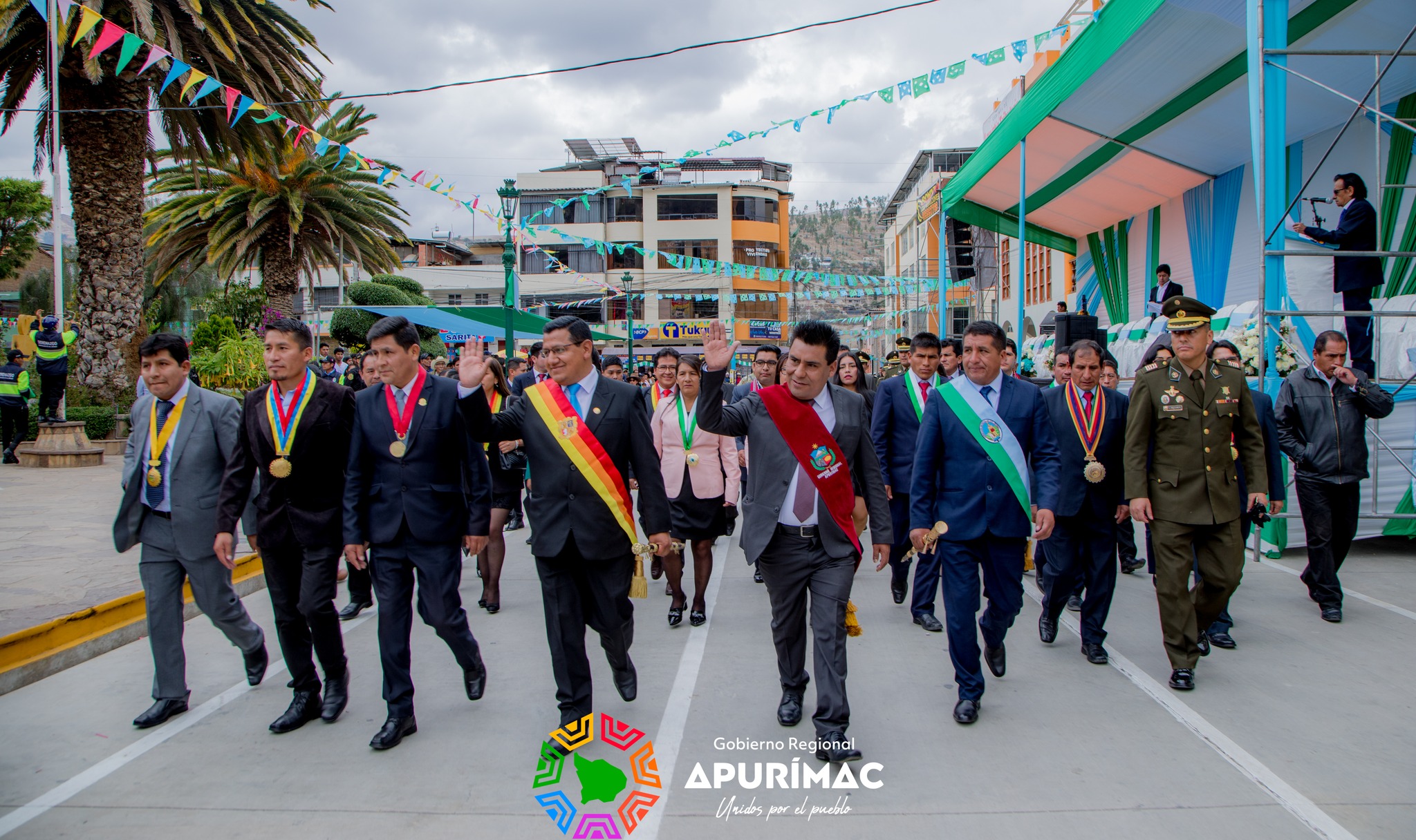 Distrito de San Jerónimo celebró a lo grande su 490° aniversario de fundación española con participación estelar del gobernador regional