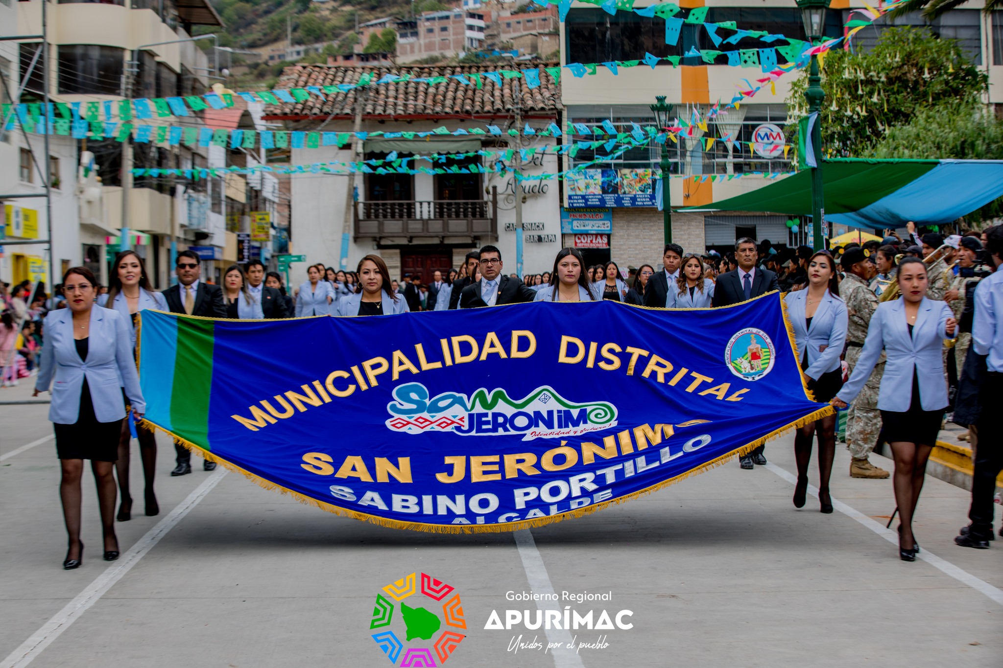 Distrito de San Jerónimo celebró a lo grande su 490° aniversario de fundación española con participación estelar del gobernador regional