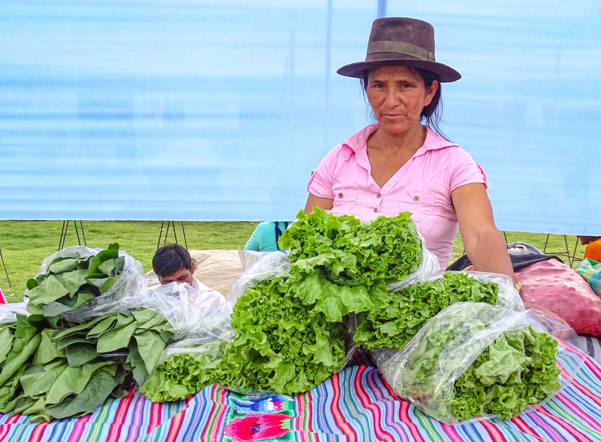 Productores huamanguillinos presentes en la Feria del Señor de Maynay 2023