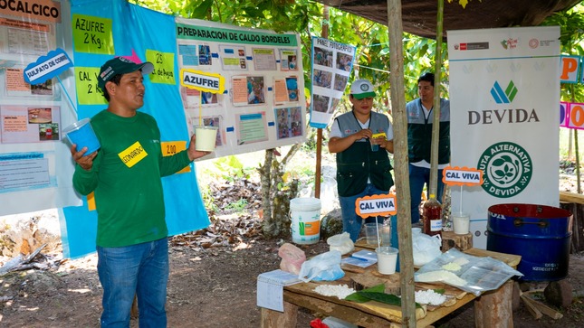 San Martín: Devida capacita 1200 agricultores para reforzar producción de cacao