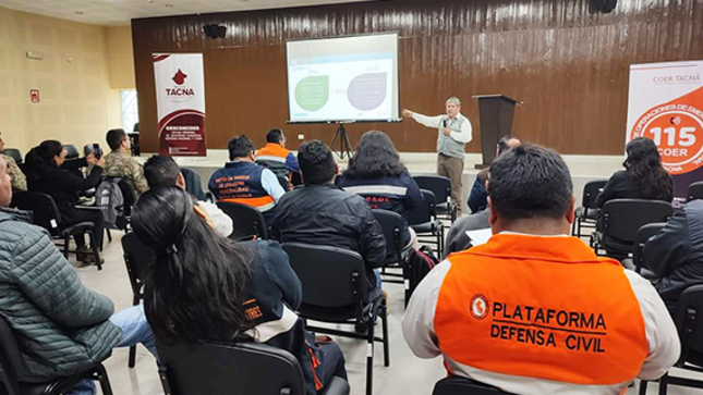 Fortalecimos las capacidades en GRD de servidores del Gore, Municipalidades Distritales y Provinciales de Tacna