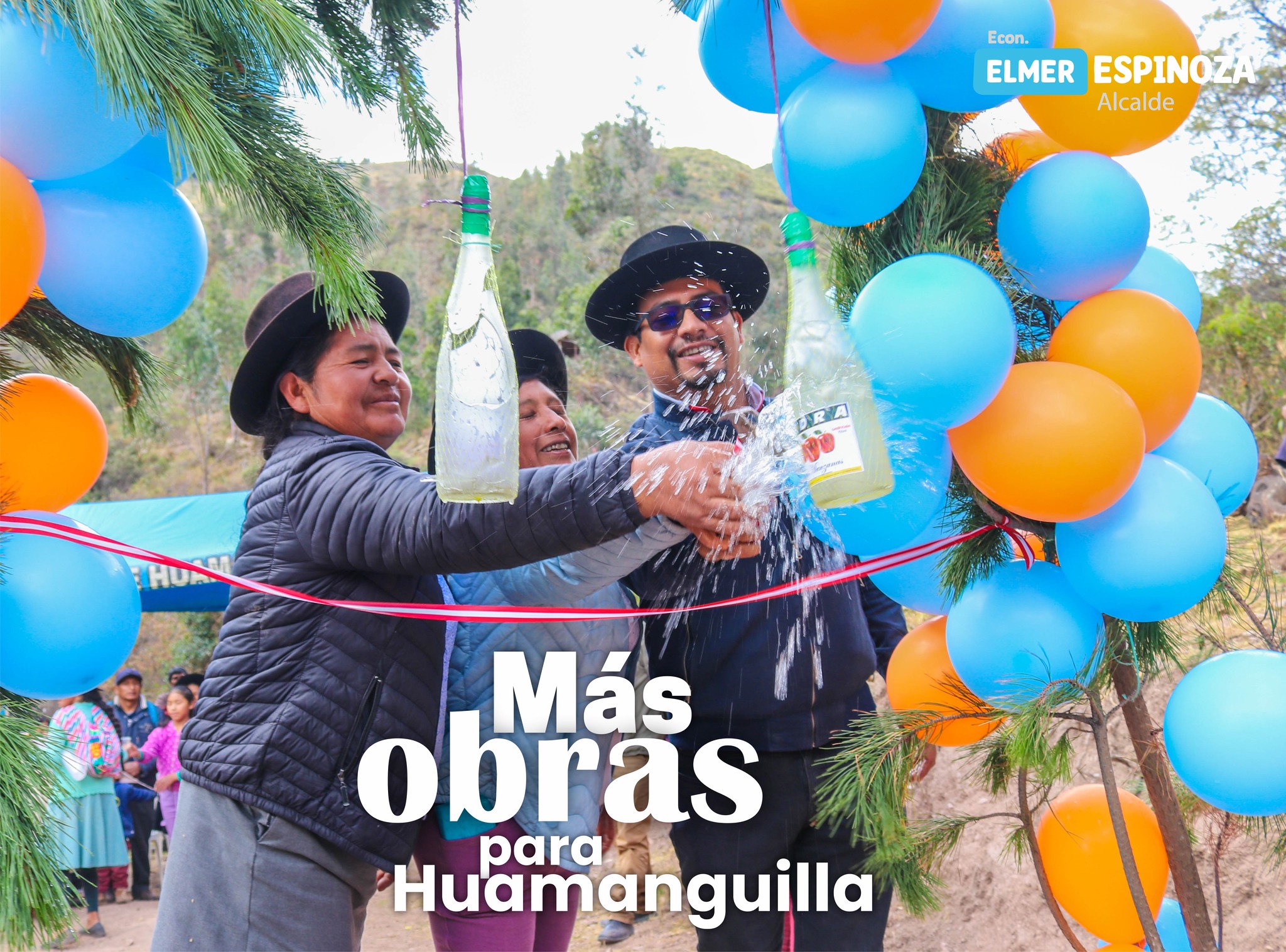 Inauguración de apertura de trocha carrozable en Sulluuaylla