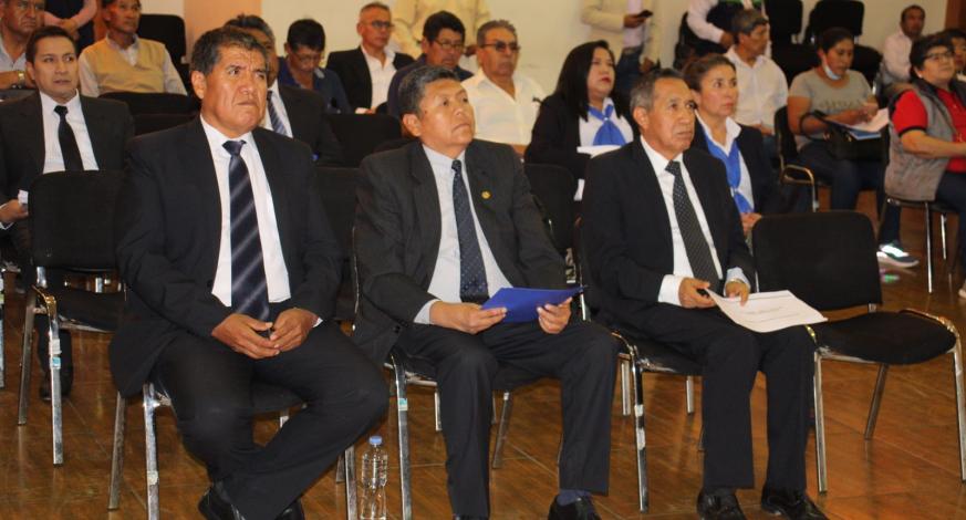 Con la presencia del alcalde provincial, funcionarios y público en general se desarrolló la II Audiencia Pública Municipal de rendición de cuentas en el Centro Cultural Santo Domingo.