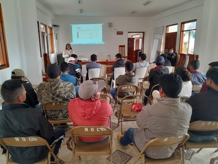 Capacitación y Juramentación a tenientes gobernadores en colasay.