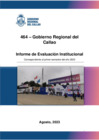 Vista preliminar de documento Informe de Evaluación Institucional Correspondiente al primer semestre del año 2023