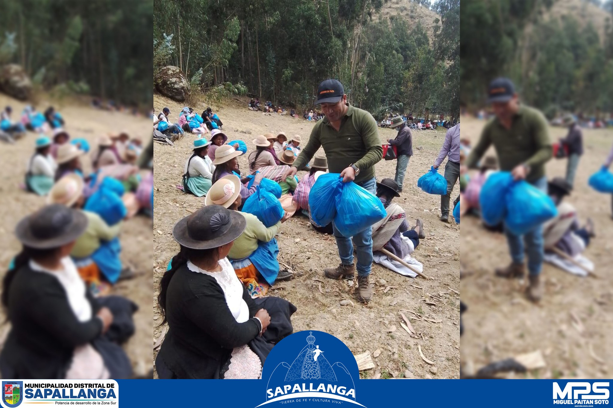 Los trabajos de escavación se realizan para la distribución de tuberia.