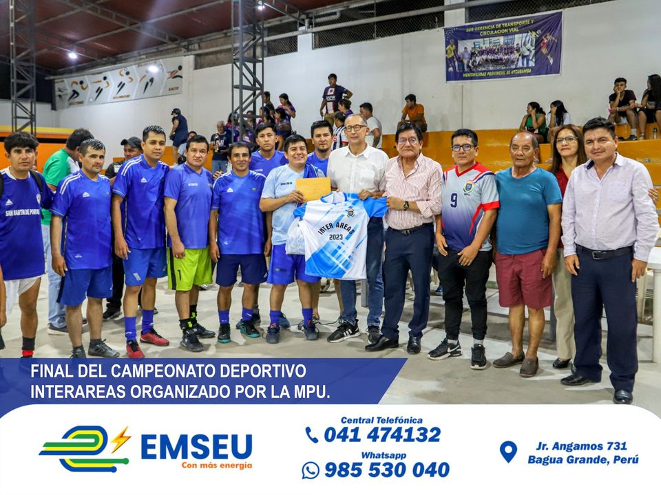 EMSEU S.A.C, quedó como sub campeón en campeonato de la MPU