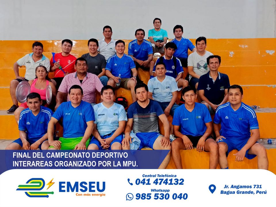 EMSEU S.A.C, quedó como sub campeón en campeonato de la MPU