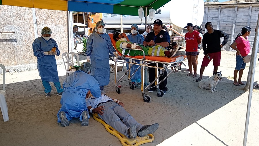Simulacro: Dos fallecidos y 1064 damnificados dejan fuertes lluvias