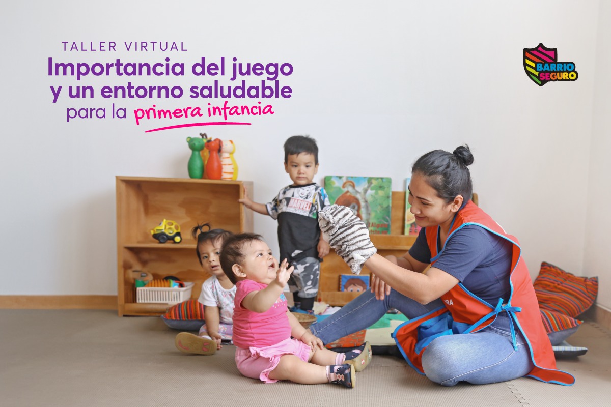 Cuna Más y Barrio Seguro destacan beneficios del juego y promueven hábitos saludables para la primera infancia