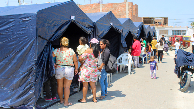 La campaña médica fue organizada por la Gerencia de Desarrollo Social y Económico de la Municipalidad de Reque, con el apoyo de Inkamaysalud y Cerro Verde.