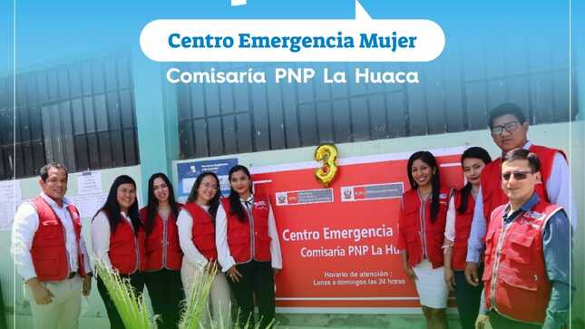 FELIZ 4to ANIVERSARIO CENTRO DE EMERGENCIA MUJER - LA HUACA