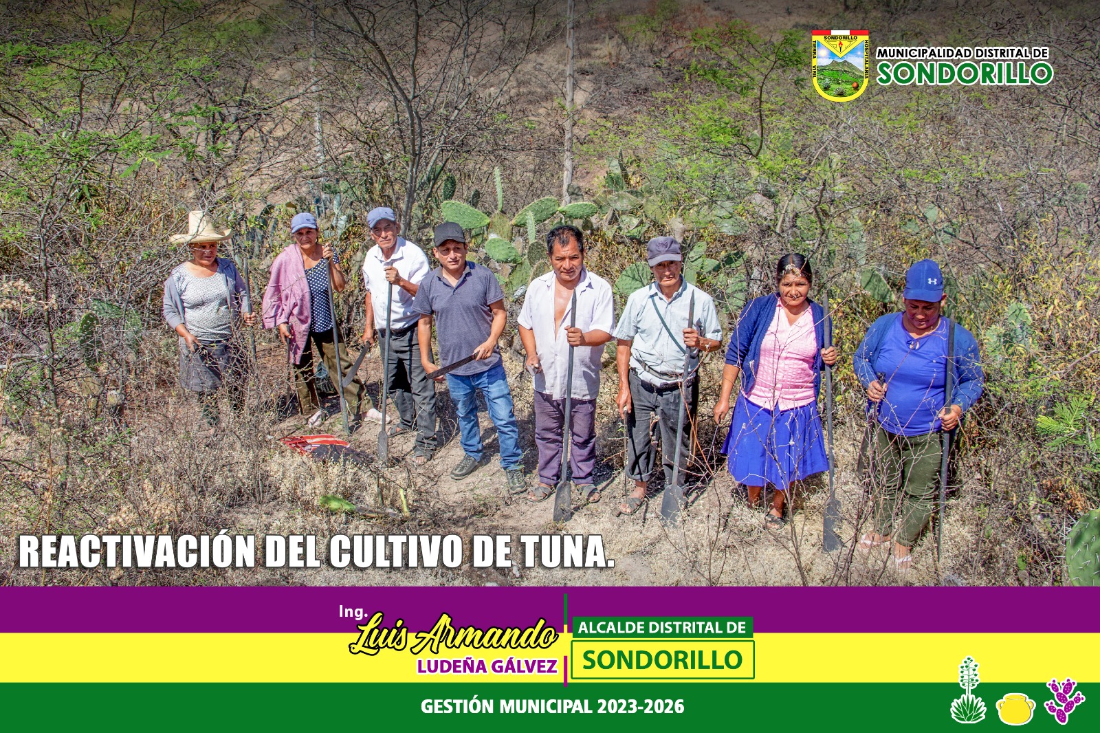 Reactivación del cultivo de Tuna, caserío La Soccha