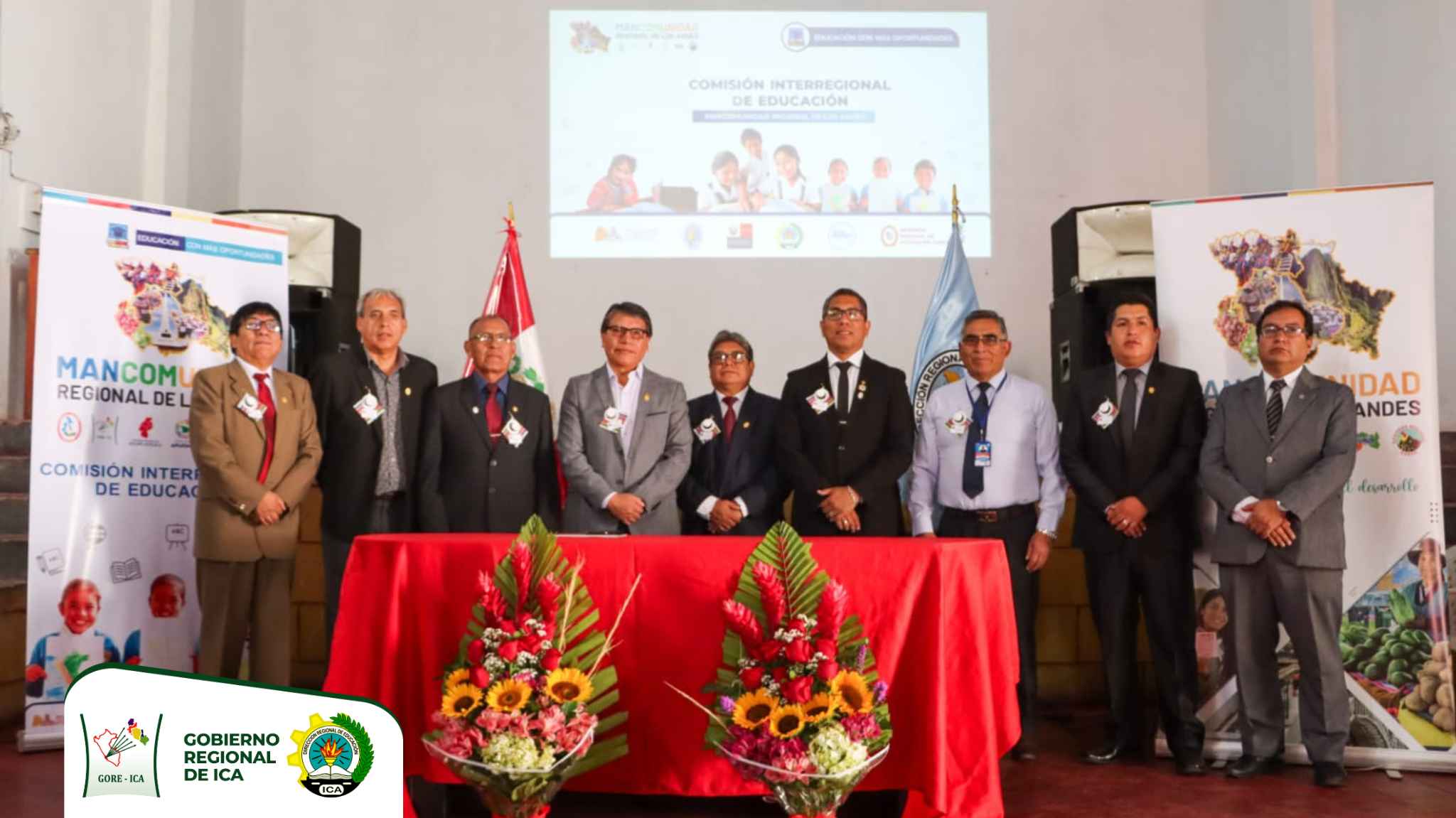 Gerentes, direcciones y funcionario de los gobiernos regionales de Apurímac, Ayacucho, Huancavelica, Junín, Ica y Cusco.