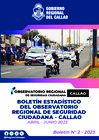 Vista preliminar de documento Boletín Estadístico del Observatorio Regional de Seguridad Ciudadana - Callao - Abril a Junio 2023