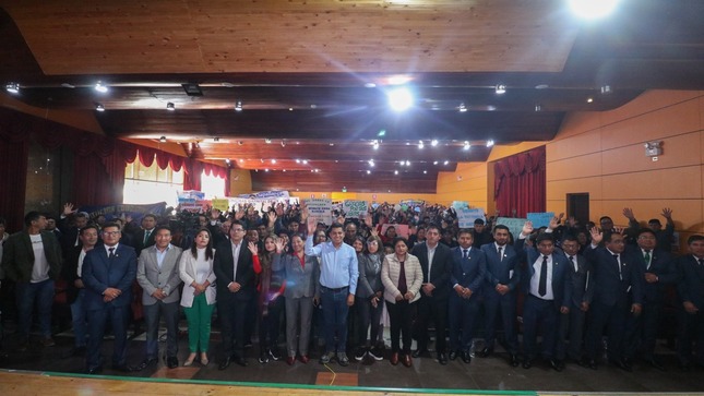 La comuna huanca cumplió con el acto de transparencia 
