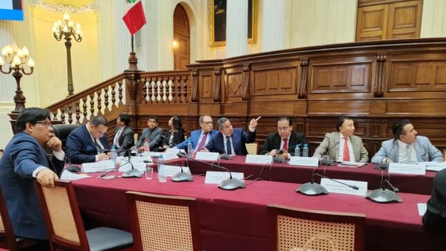 Sustentación del pliego presupuestal del presidente del Tribunal Constitucional Francisco Morales.