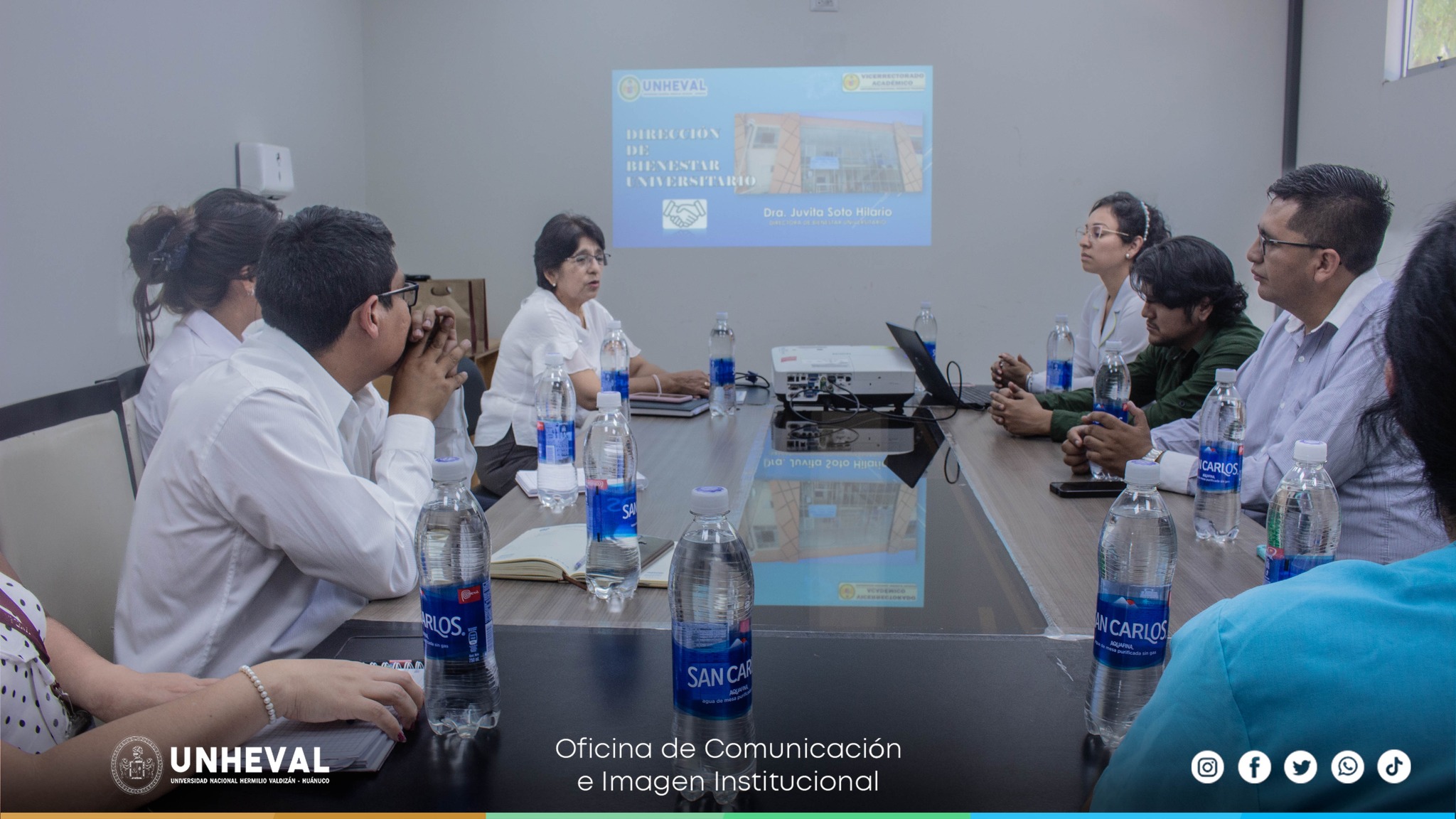 UNHEVAL Y UNDAR fortalecen colaboración en bienestar universitario a través de pasantía