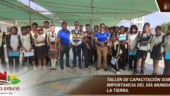 TALLER DE CAPACITACION SOBRE LA IMPORTANCIA DEL DIA MUNDIAL DE LA TIERRA