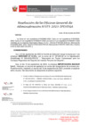 Vista preliminar de documento Resolución 075-2023-IPD/OGA MACSUR S.A.C.: Recurso de Apelación Buena Pro AS N° 009--2023-IPD/CS - Se declara Infundado. 