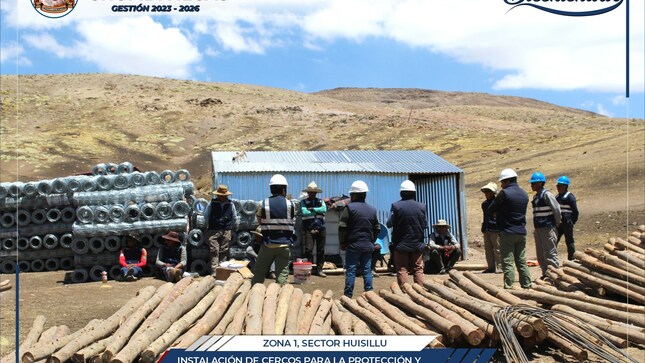 Chumbivilcas: Instalación de cercos para la protección y repoblación de vicuñas en Allhuacchuyo del distrito de Santo Tomás