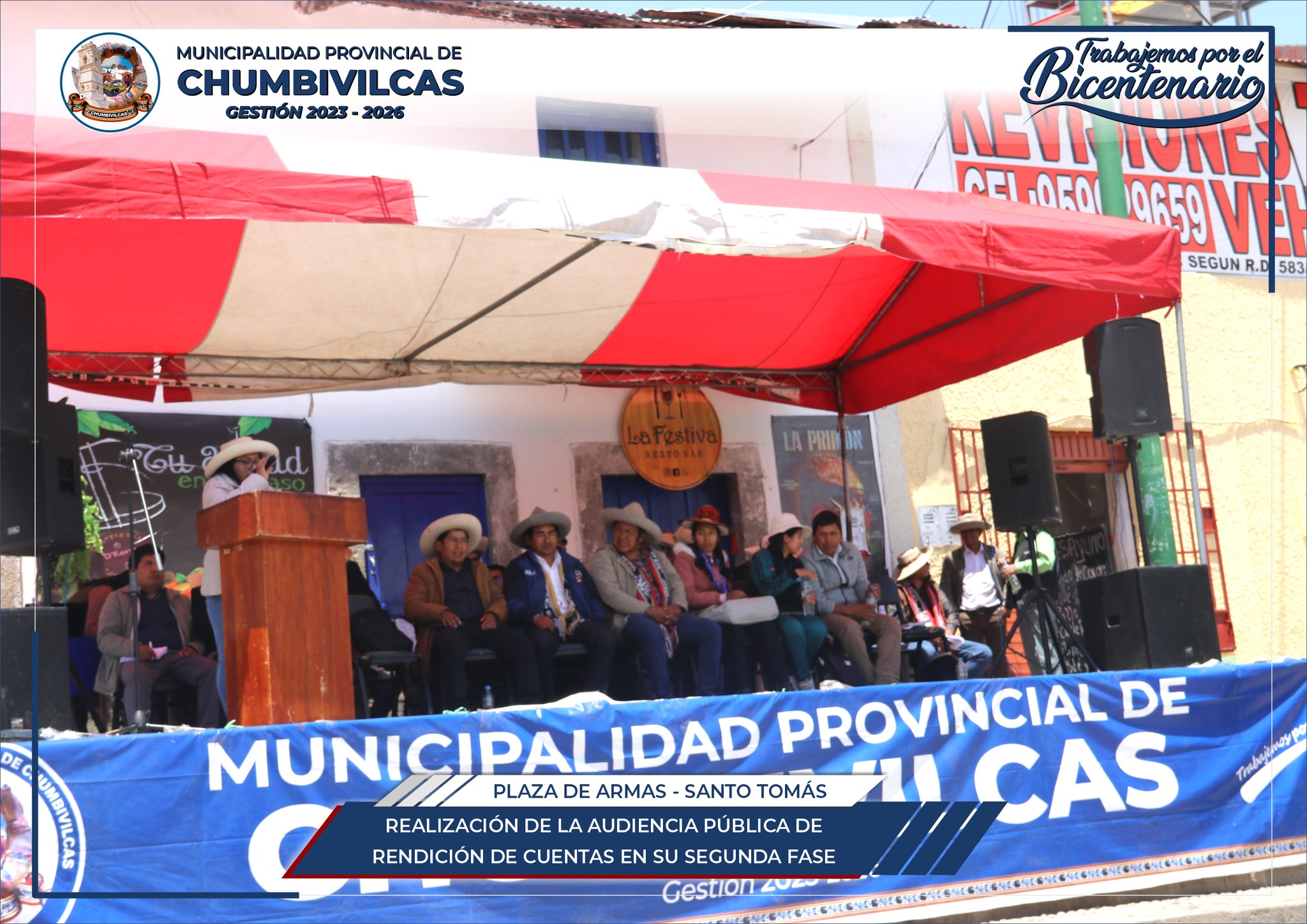 Municipalidad de Chumbivilcas realiza segunda audiencia pública de rendición de cuentas 2023