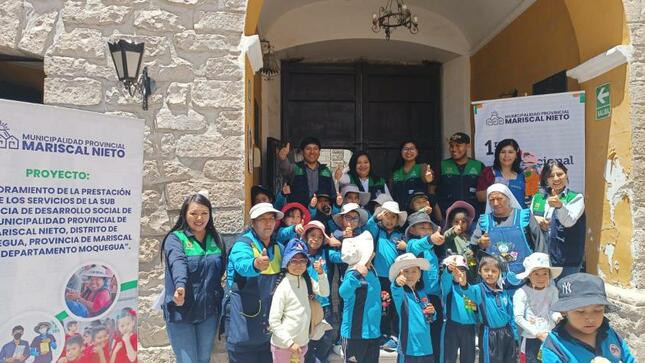 Más de 30 alumnos de la I.E. Inicial N°323 “Fundo El Gramadal” vivieron una experiencia única esta mañana, gracias a la comuna provincial, mediante la Subgerencia de Desarrollo Social.