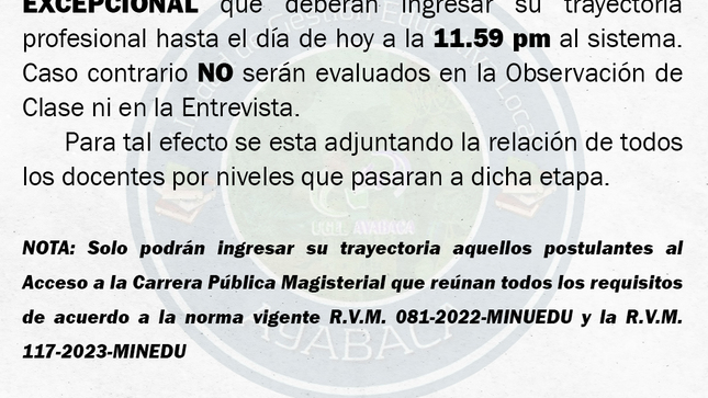 Comunicado