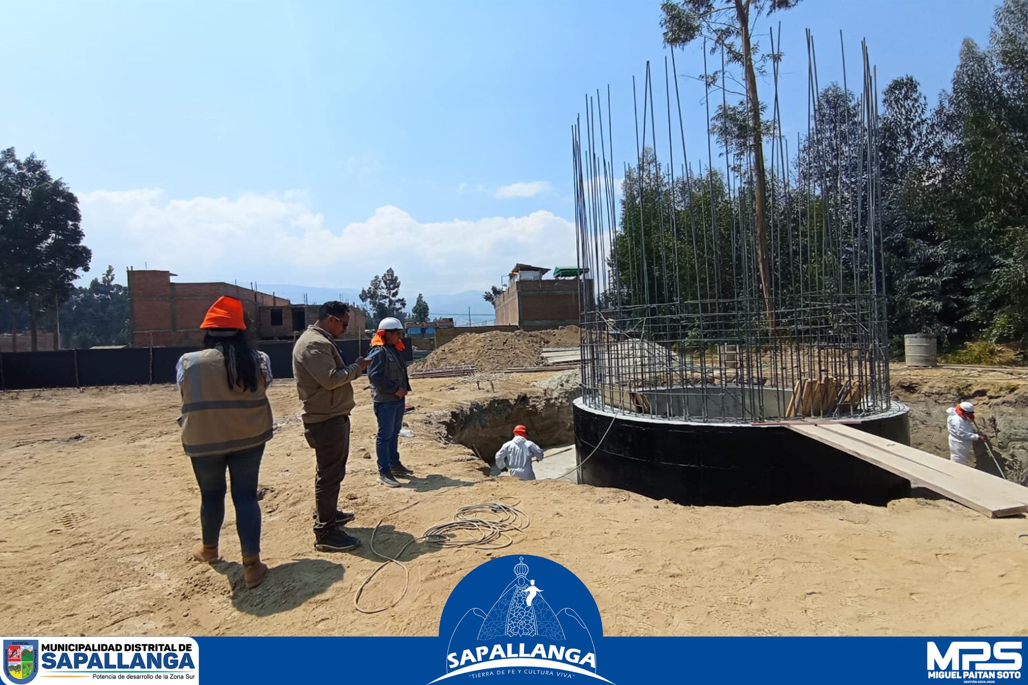Inspección de Obra - Tanque elevado C.P. Huayllaspanca