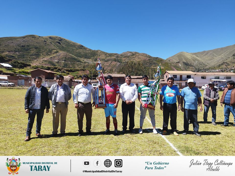 Clausura de la liga Distrital de Taray.